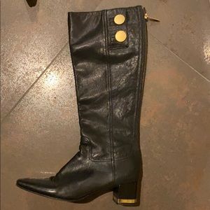 Black Tory Burch Riding Boots-Size 8.5
